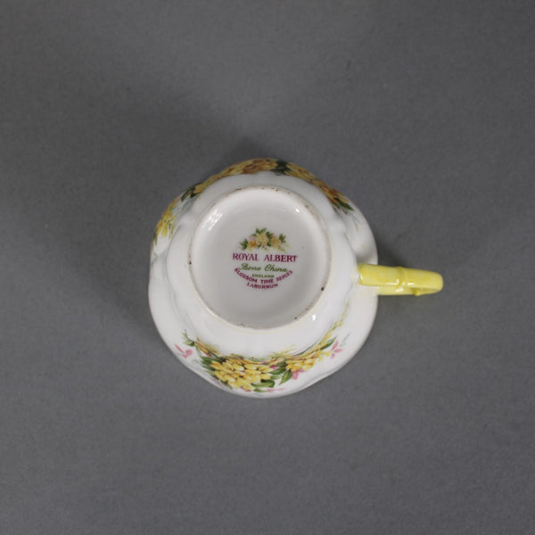 Royal Albert Teacup With Saucer Yellow White Multi Floral Teacup With Saucer