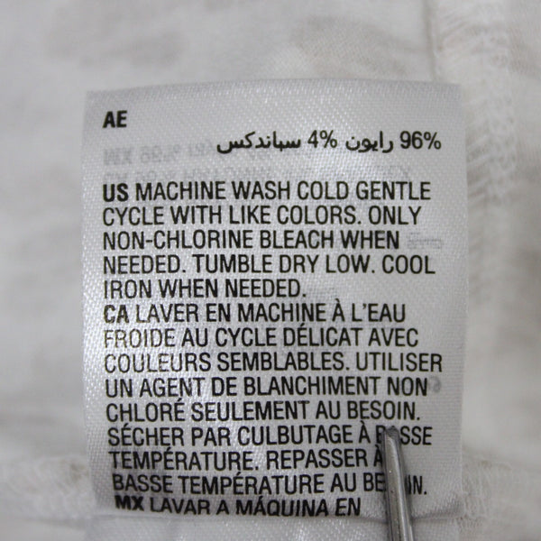 INC NEW Sz M Cream Taupe Hi Low Oversize Long Sleeve Supersoft Rayon Blend Top