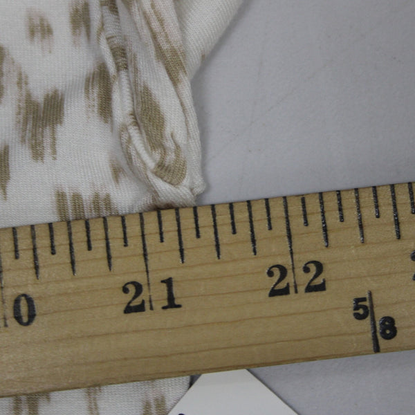 INC NEW Sz M Cream Taupe Hi Low Oversize Long Sleeve Supersoft Rayon Blend Top