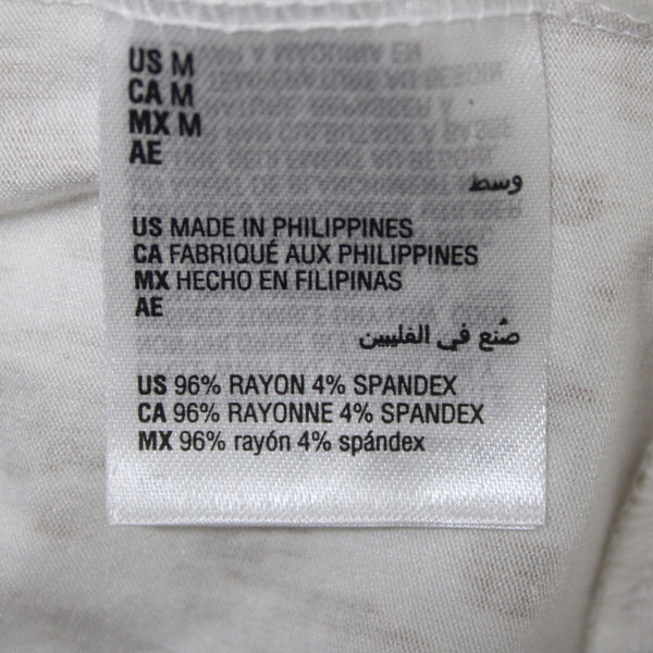 INC NEW Sz M Cream Taupe Hi Low Oversize Long Sleeve Supersoft Rayon Blend Top