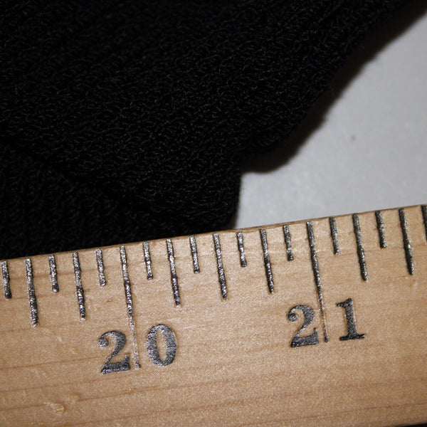 St John Sport Sz L Black White Trim Round Neck Santana Knit Wool Rayon Top