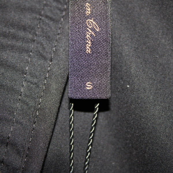 BCBGmaxazria NEW $142 Sz S Black Lined Woven Rushed Embroid Cotton Nylon Dress