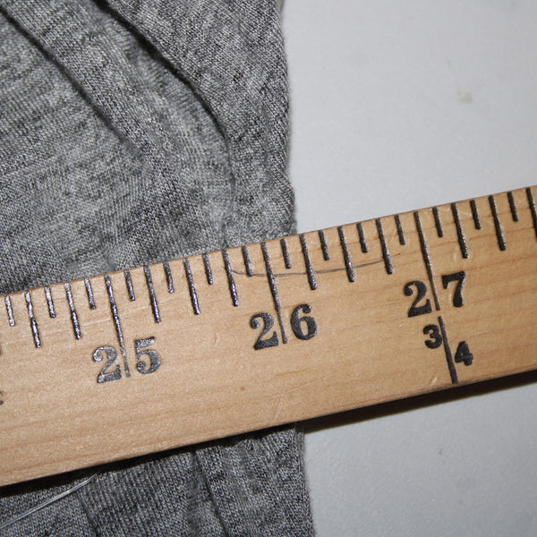 We The Free NEW $68 Sz S Gray Heather Asymmetrical V Neck Tunic Rayon Linen Top