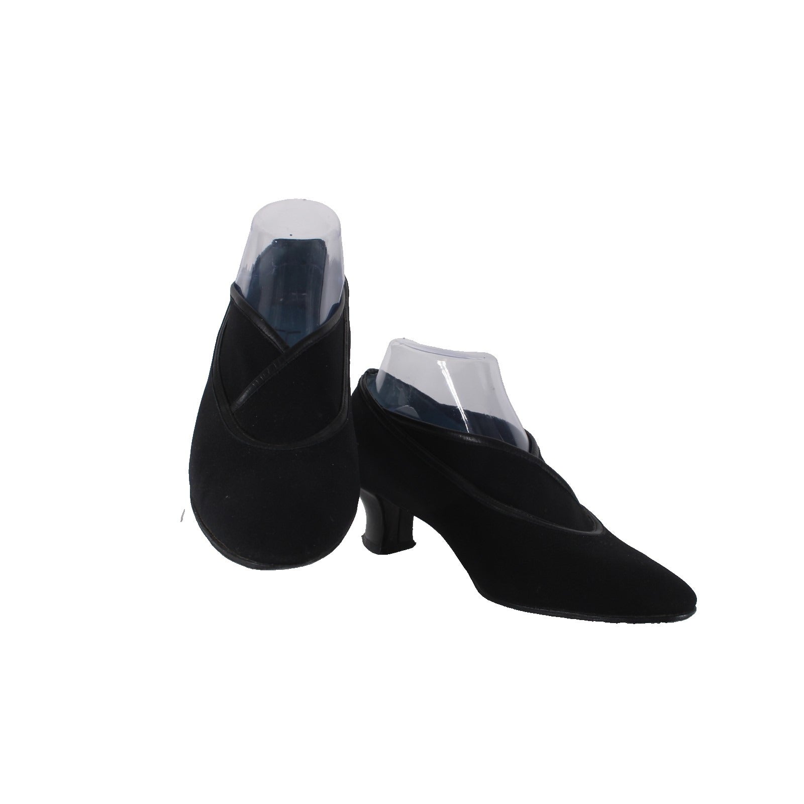 Thierry Rabotin Heels Remy Sz 38 Chocolate Brown Micro Fiber Leather 1.5" Heels