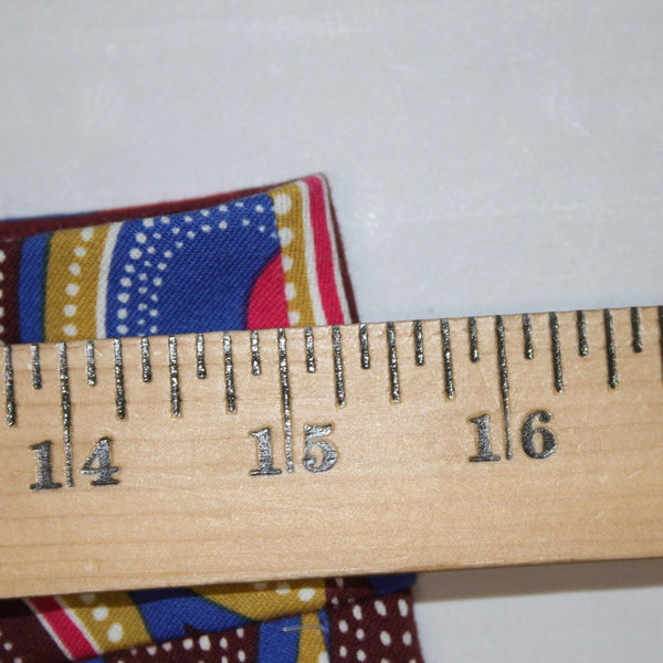 Anthropologie Essential Slim Sz 6 Pink Blue Multi Pockets Mod Cotton Blend Pant
