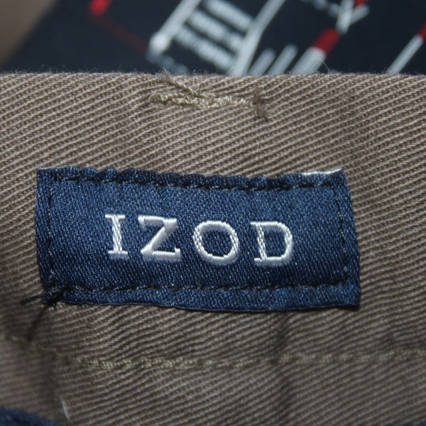 Izod Pant NEW $42 Metrix Fit Sz 36W x 30L Brown American Chino 100% Cotton Pant
