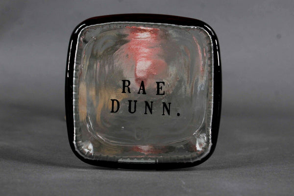 Rae Dunn NEW Clear Red Fun Bail & Trigger 33.8 fl oz 1 Liter Bottle