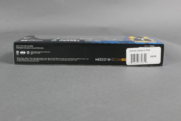 Mezco DC Comics Super Heroes Mystery 5 Mini Collectible Figure Box Set