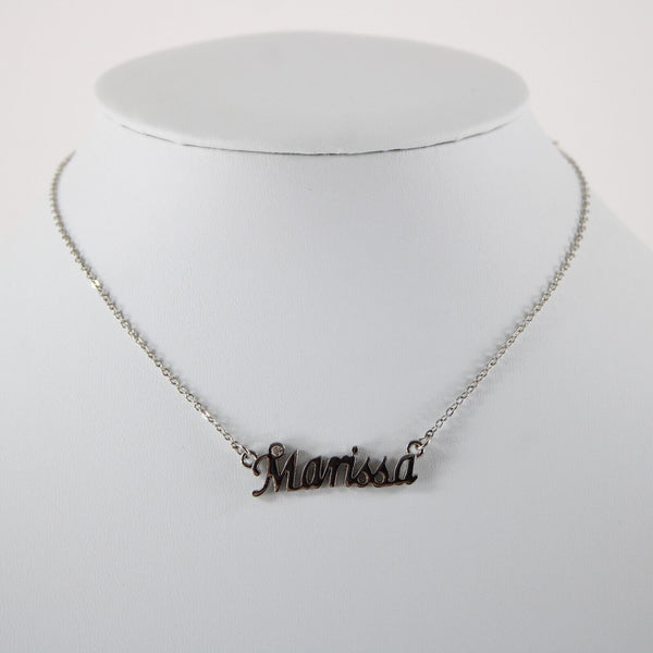 MARISSA NEW Silvertone Rhinestone Accent 14.5" w 4.5" Multi Ring Ext Necklace 4