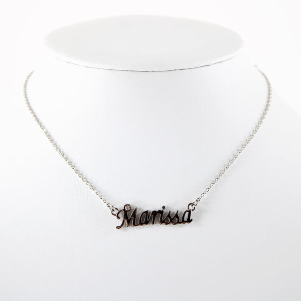 MARISSA NEW Silvertone Rhinestone Accent 14.5" w 4.5" Multi Ring Ext Necklace 4