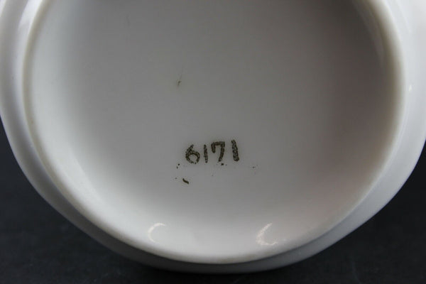 Royal Crown Spring Time 6171 White Multi Butterfly Motif 3.75" Coffee Mug