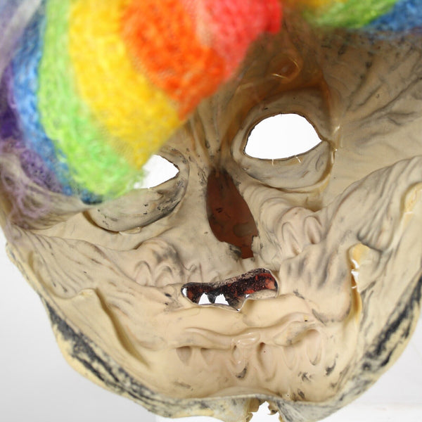 Something Studio 1990 BSS Clown AS IS Latex Painted Full Head Halloween Mask