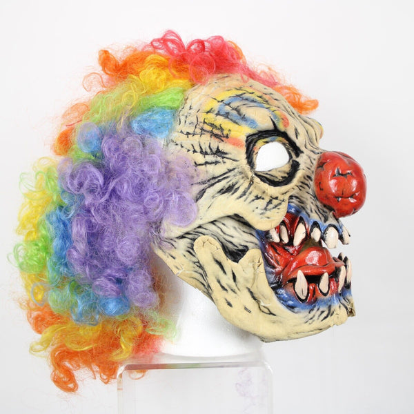 Something Studio 1990 BSS Clown AS IS Latex Painted Full Head Halloween Mask