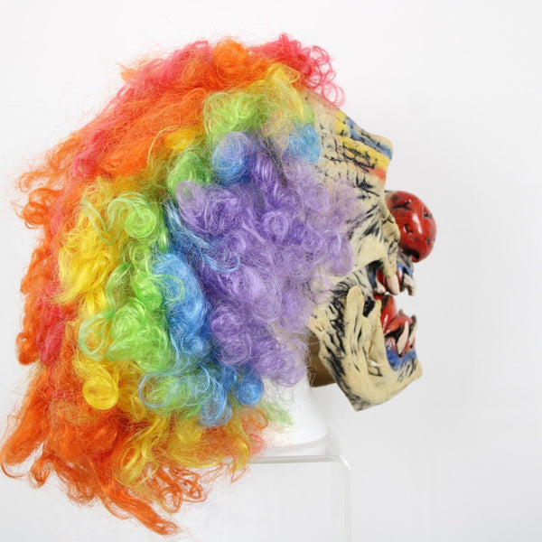 Something Studio 1990 BSS Clown AS IS Latex Painted Full Head Halloween Mask