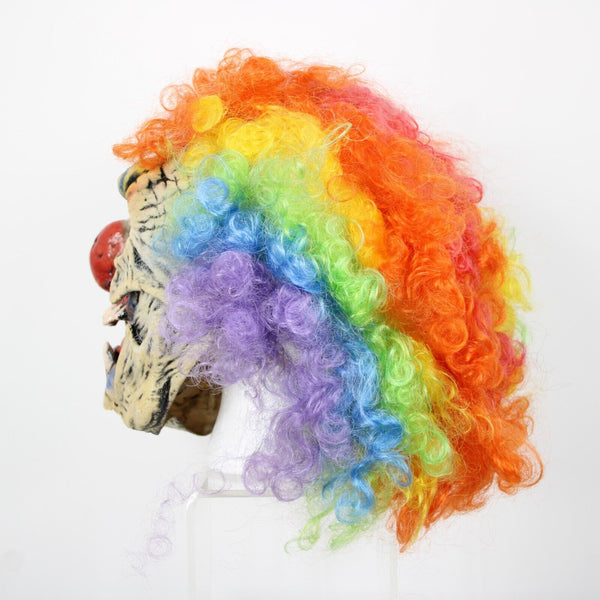 Something Studio 1990 BSS Clown AS IS Latex Painted Full Head Halloween Mask
