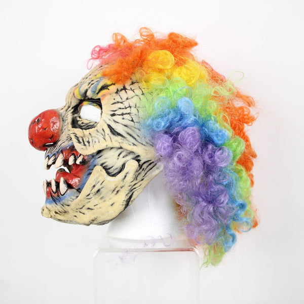 Something Studio 1990 BSS Clown AS IS Latex Painted Full Head Halloween Mask