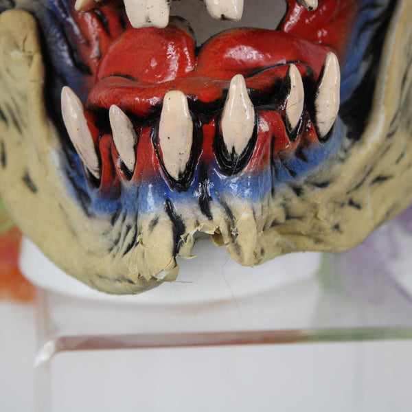 Something Studio 1990 BSS Clown AS IS Latex Painted Full Head Halloween Mask