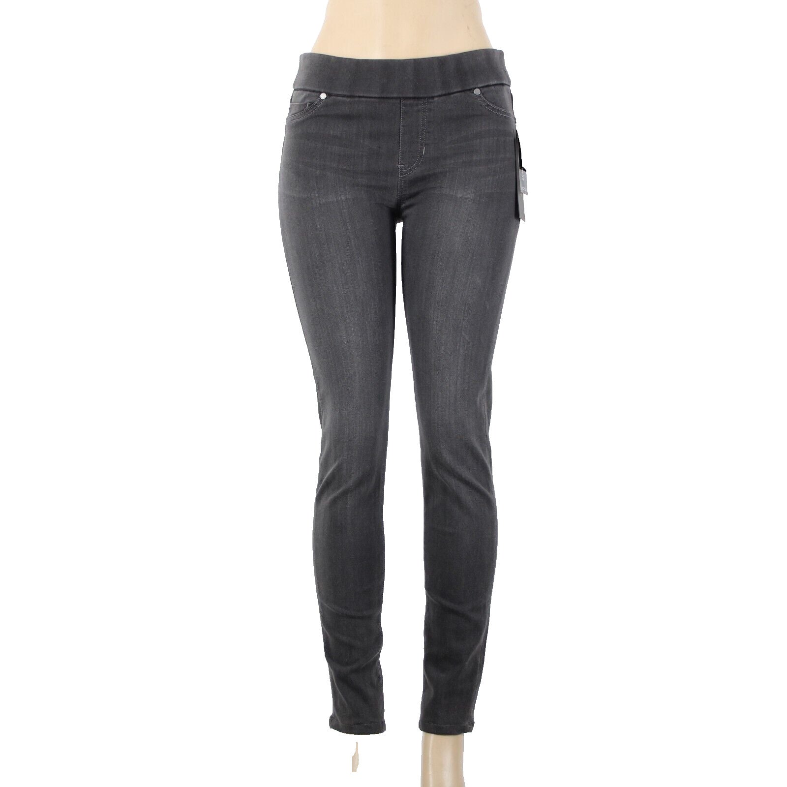 Liverpool NEW $79 Denim Legging Sz 4/27 x 29 Meteorite Wash Gray Cotton Jeans