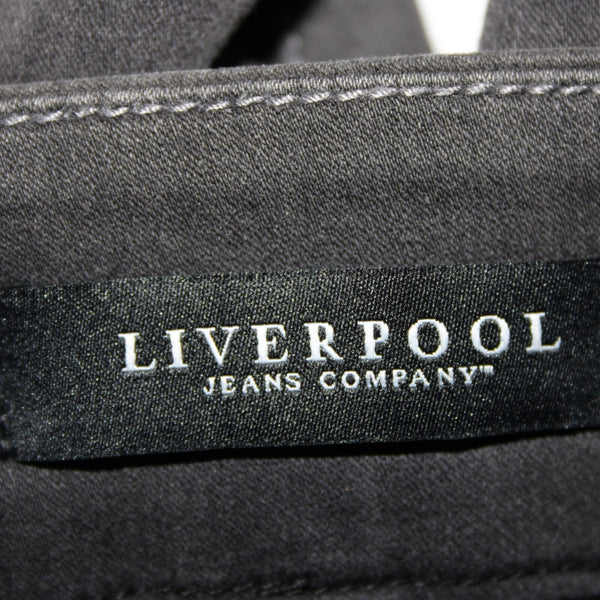 Liverpool NEW $79 Denim Legging Sz 4/27 x 29 Meteorite Wash Gray Cotton Jeans