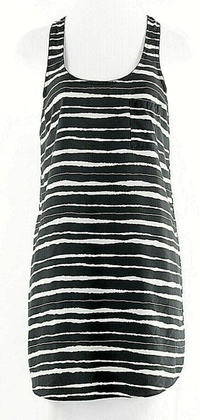 Collective Concepts Sz L Black Gray Silver 100% Poly Bead Trim Pocketed Top