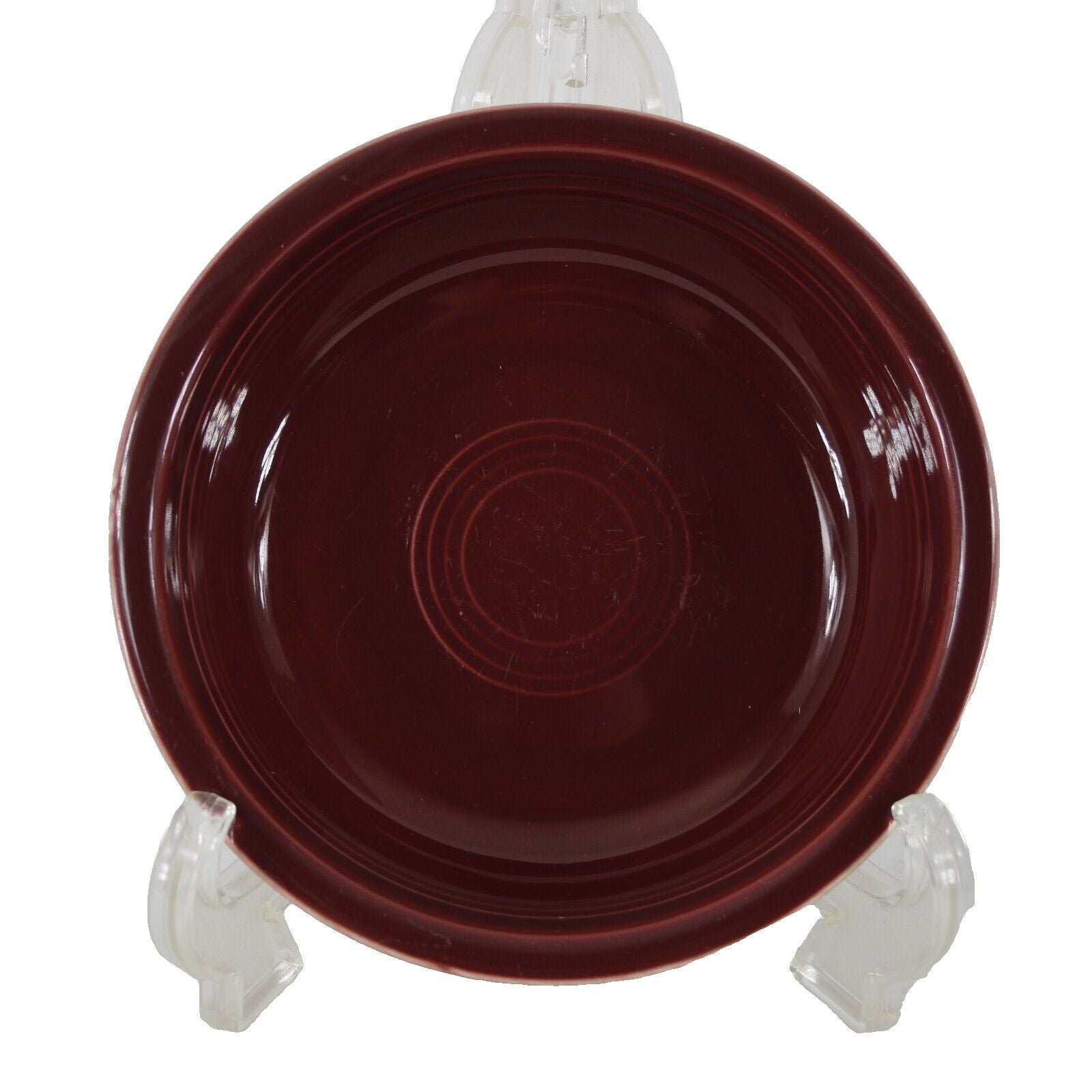 Fiesta Homer Laughun China Burgundy  Lead Free 7" AS IS Salad Bowl