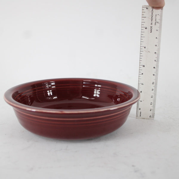 Fiesta Homer Laughun China Burgundy  Lead Free 7" AS IS Salad Bowl
