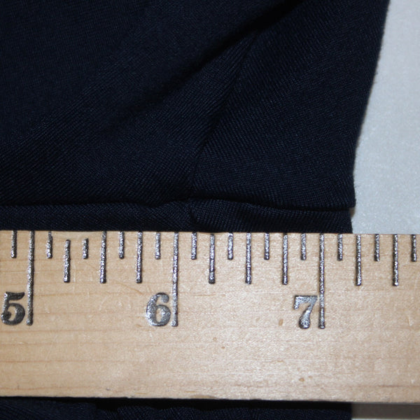 David Lerner AW Pant Chiquedelgado Sz S x 25 Navy Blue Pull On Nylon Spandex