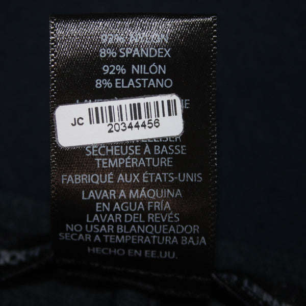 David Lerner AW Pant Chiquedelgado Sz S x 25 Navy Blue Pull On Nylon Spandex