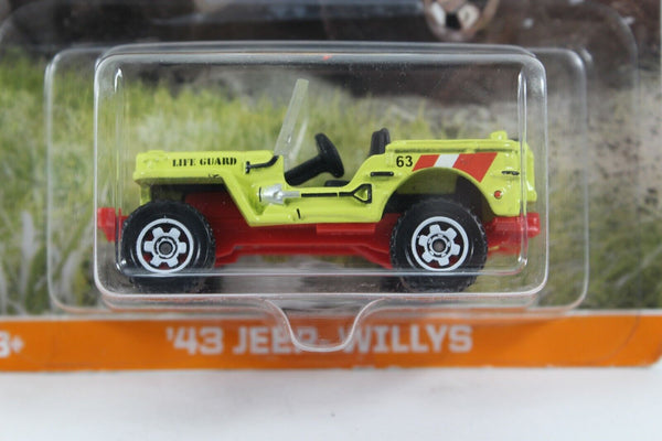Mattel 2014 NEW Matchbox 1943 Jeep Willys Yellow 2.5" Jeep