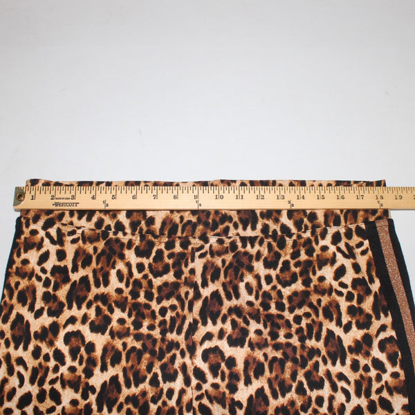 Joseph Ribkoff Pant NEW Sz 16 x 27 Brown Black Animal Print Pull On Viscose Pant