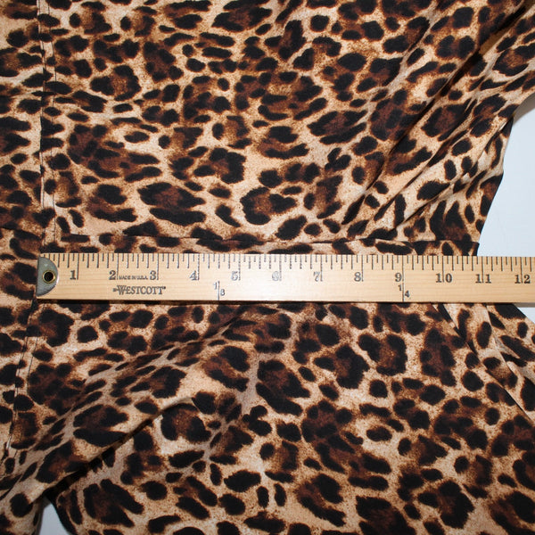 Joseph Ribkoff Pant NEW Sz 16 x 27 Brown Black Animal Print Pull On Viscose Pant