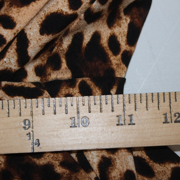 Joseph Ribkoff Pant NEW Sz 16 x 27 Brown Black Animal Print Pull On Viscose Pant