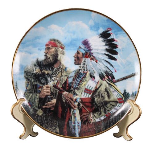 American Indian Heritage Foundation Museum In The Beginning Friends LA6805 Plate