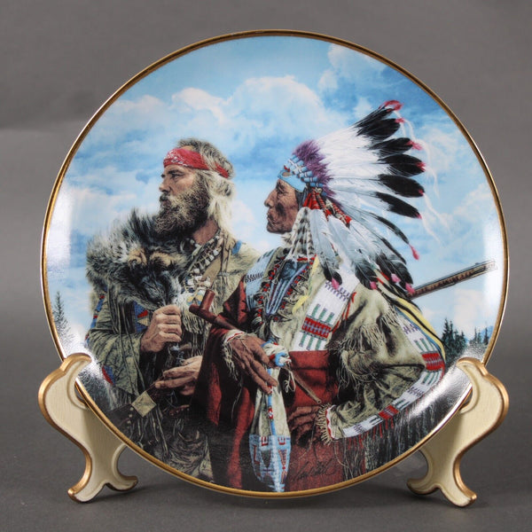 American Indian Heritage Foundation Museum In The Beginning Friends LA6805 Plate