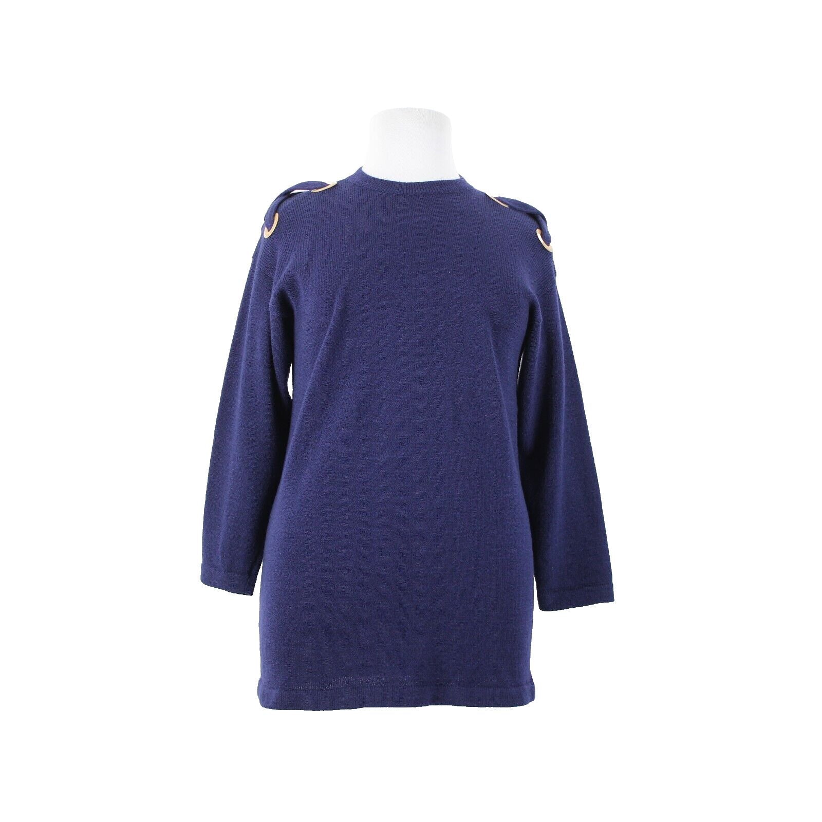 St John? Santana No Size Navy Blue Bronze No Fabric Label Sweater