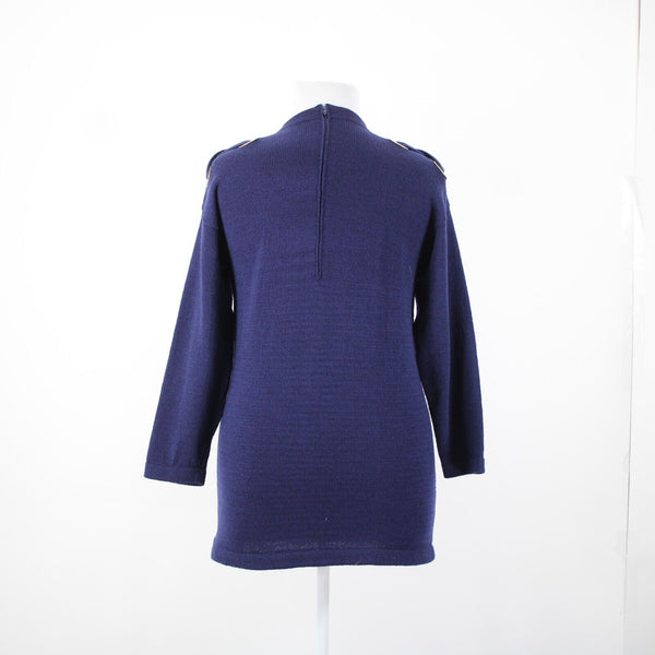 St John? Santana No Size Navy Blue Bronze No Fabric Label Sweater