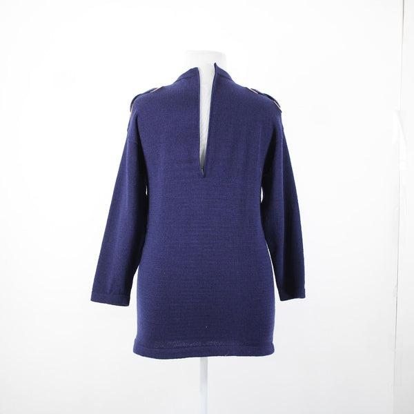 St John? Santana No Size Navy Blue Bronze No Fabric Label Sweater