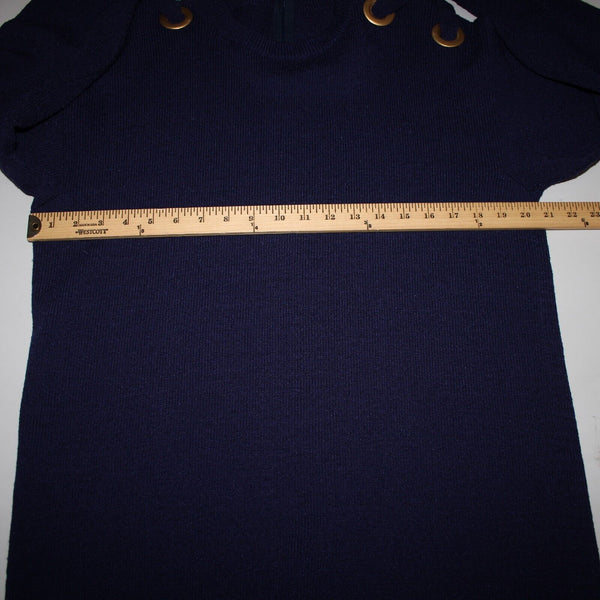St John? Santana No Size Navy Blue Bronze No Fabric Label Sweater
