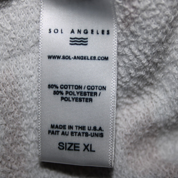 Sol Angeles Sz XL Green Multi Color Camo Snap Button Collared Cotton Poly Jacket