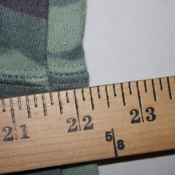 Sol Angeles Sz XL Green Multi Color Camo Snap Button Collared Cotton Poly Jacket