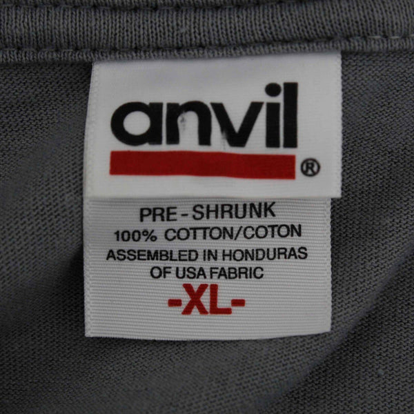 Anvil Sz XL Gray Multi Graphic of SAUL Preshrunk 100% Cotton Tee Shirt