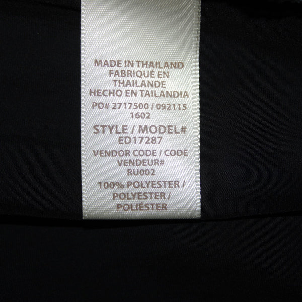 Ella Moss Sz M Black Off Shoulders Pull Over 100% Polyester Dress