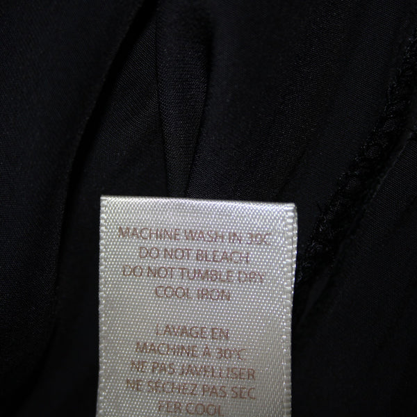 Ella Moss Sz M Black Off Shoulders Pull Over 100% Polyester Dress