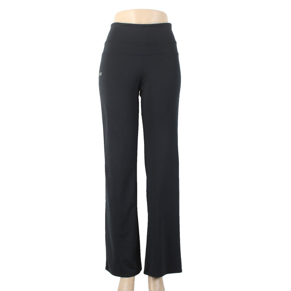 Under Armour AW Pant Sz M x 33 Black Logo Straight Leg Poly Elastane AW Pant