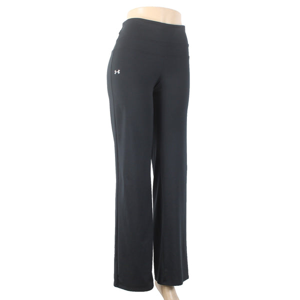 Under Armour AW Pant Sz M x 33 Black Logo Straight Leg Poly Elastane AW Pant