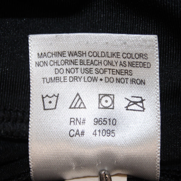 Under Armour AW Pant Sz M x 33 Black Logo Straight Leg Poly Elastane AW Pant