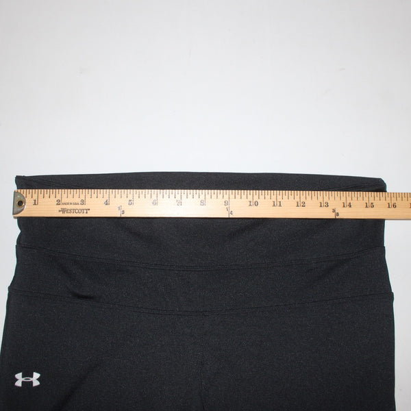 Under Armour AW Pant Sz M x 33 Black Logo Straight Leg Poly Elastane AW Pant