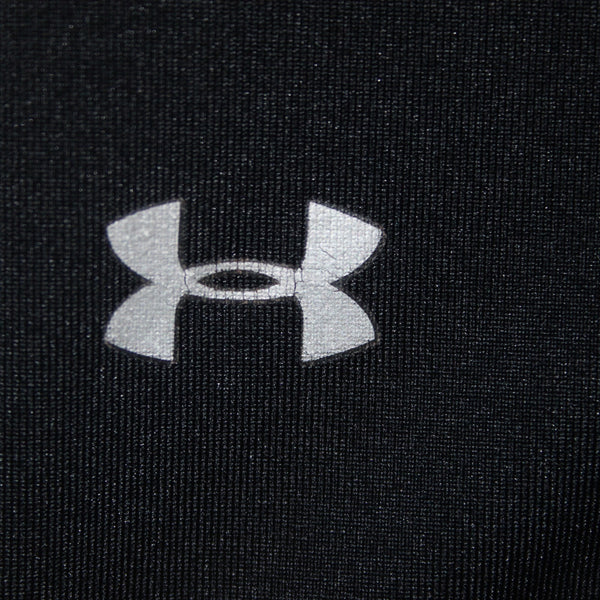Under Armour AW Pant Sz M x 33 Black Logo Straight Leg Poly Elastane AW Pant