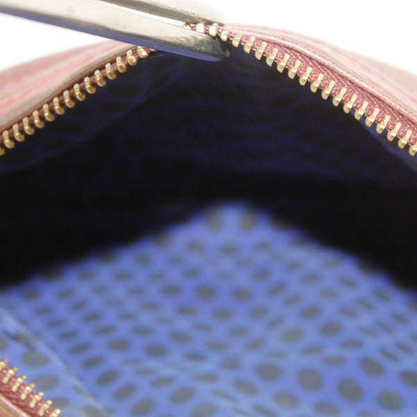 Rebecca Minkoff 6 x 9 x 2 Burgundy Leather Goldtone Hardware Zip Crossbody Purse
