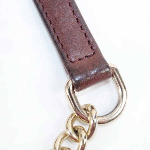 Rebecca Minkoff 6 x 9 x 2 Burgundy Leather Goldtone Hardware Zip Crossbody Purse